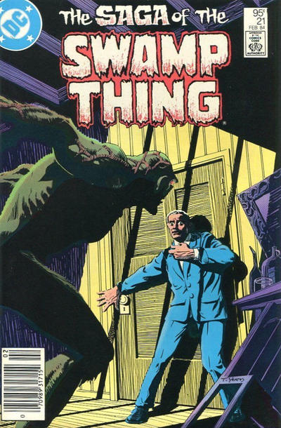 Cover for The Saga of Swamp Thing (DC, 1982 series) #21 [Canadian]