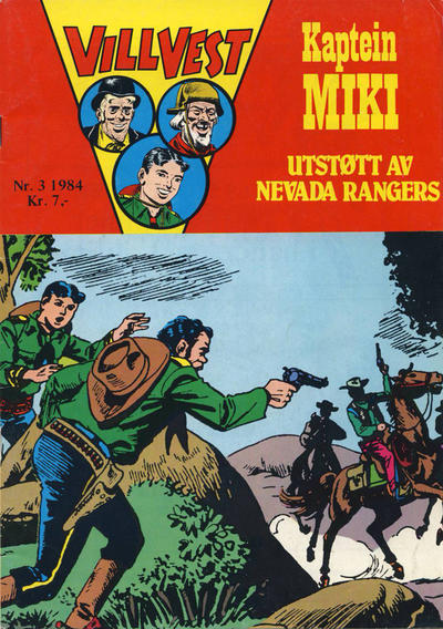 Cover for Vill Vest (Serieforlaget / Se-Bladene / Stabenfeldt, 1953 series) #3/1984