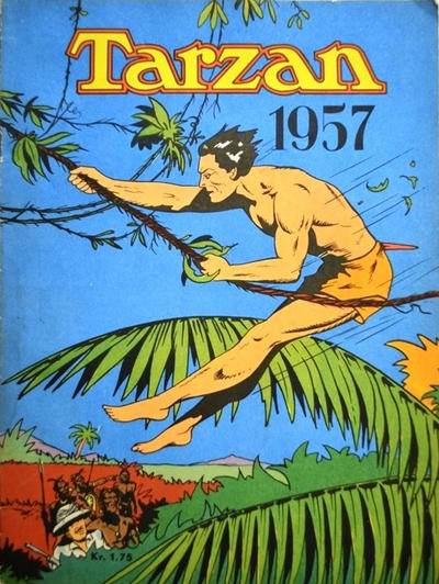 Cover for Tarzan julehefte (Hjemmet / Egmont, 1947 series) #1957