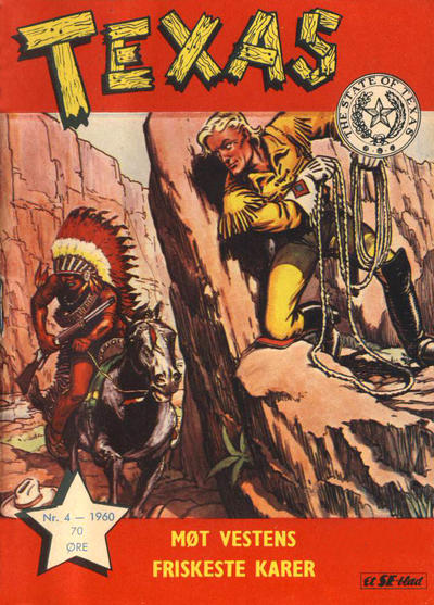 Cover for Texas (Serieforlaget / Se-Bladene / Stabenfeldt, 1953 series) #4/1960
