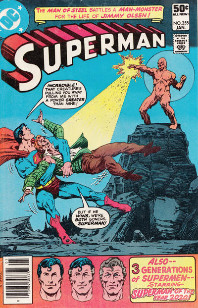 Cover for Superman (DC, 1939 series) #355 [Newsstand]