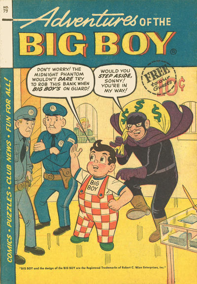 Cover for Adventures of the Big Boy (Webs Adventure Corporation, 1957 series) #79 [West]