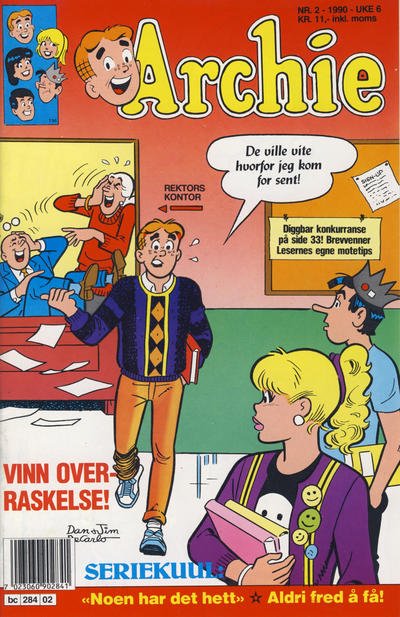 Cover for Archie (Semic, 1982 series) #2/1990