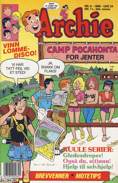 Cover for Archie (Semic, 1982 series) #6/1990