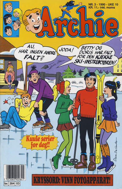 Cover for Archie (Semic, 1982 series) #3/1990