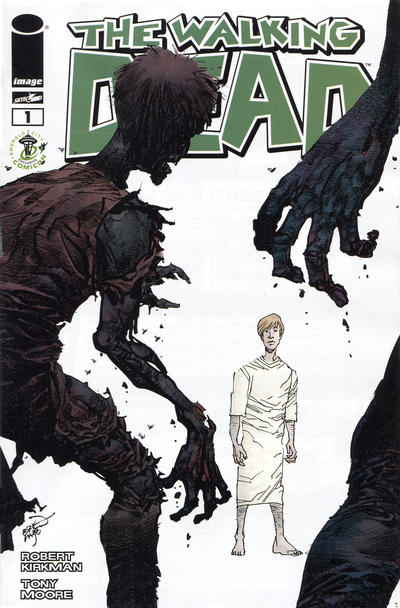 Cover for The Walking Dead #1 Emerald City 2014 Comicon Exclusive (Image, 2014 series) #1 [Emerald City Comicon 2014 Exclusive Cover]