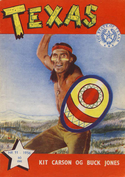 Cover for Texas (Serieforlaget / Se-Bladene / Stabenfeldt, 1953 series) #11/1956