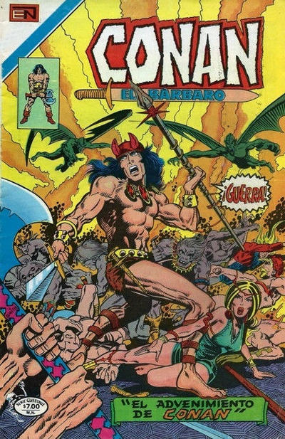 Cover for Conan el Bárbaro (Editorial Novaro, 1980 series) #1