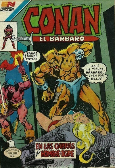 Cover for Conan el Bárbaro (Editorial Novaro, 1980 series) #44
