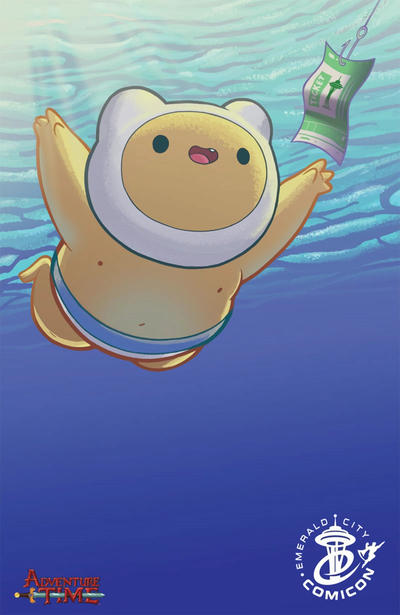 Cover for Adventure Time (Boom! Studios, 2012 series) #25 [Emerald City Comic Con Exclusive Variant by Ian McGinty]
