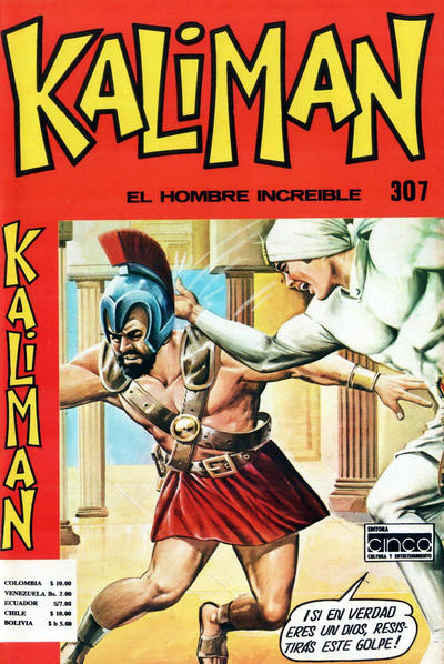 Cover for Kaliman (Editora Cinco, 1976 series) #307
