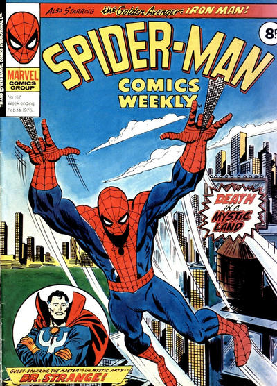 Cover for Spider-Man Comics Weekly (Marvel UK, 1973 series) #157