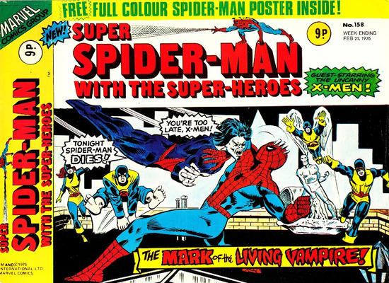 Cover for Super Spider-Man (Marvel UK, 1976 series) #158