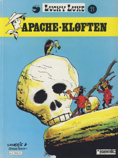 Cover for Lucky Luke (Semic, 1977 series) #21 - Apache-kløften [2. opplag]