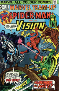 Cover for Marvel Team-Up (Marvel, 1972 series) #42 [British]
