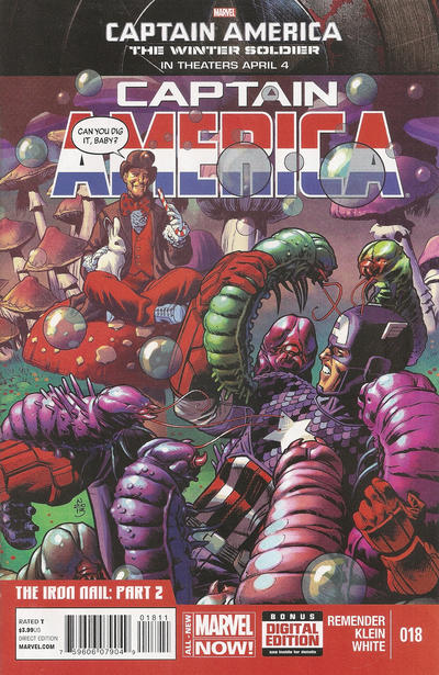 Cover for Captain America (Marvel, 2013 series) #18