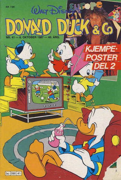 Cover for Donald Duck & Co (Hjemmet / Egmont, 1948 series) #41/1987