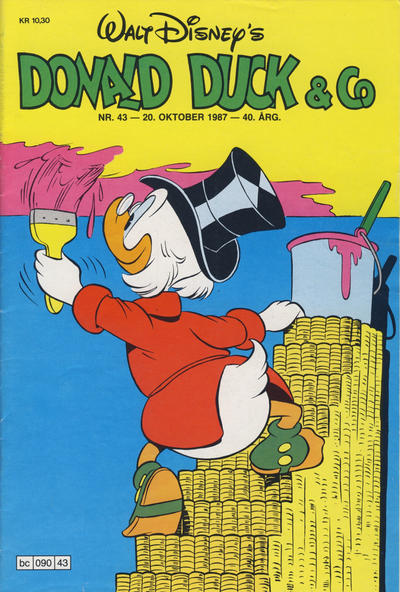 Cover for Donald Duck & Co (Hjemmet / Egmont, 1948 series) #43/1987
