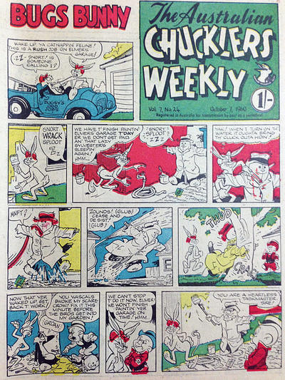 Cover for Chucklers' Weekly (Consolidated Press, 1954 series) #v7#24