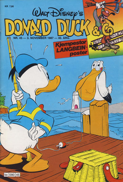 Cover for Donald Duck & Co (Hjemmet / Egmont, 1948 series) #45/1987