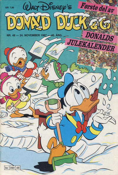 Cover for Donald Duck & Co (Hjemmet / Egmont, 1948 series) #48/1987