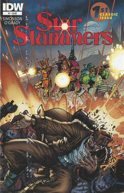 Cover for Star Slammers (IDW, 2014 series) #1 [Regular Cover]