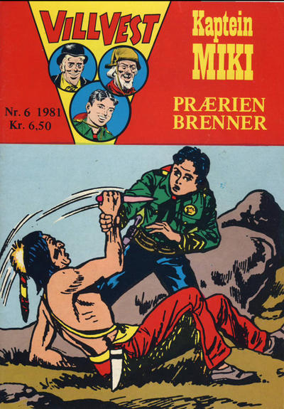 Cover for Vill Vest (Serieforlaget / Se-Bladene / Stabenfeldt, 1953 series) #6/1981