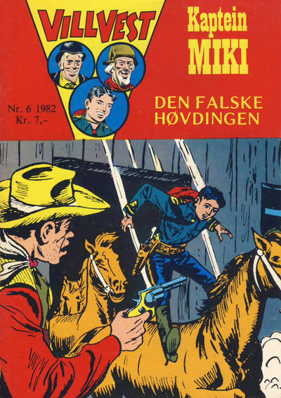 Cover for Vill Vest (Serieforlaget / Se-Bladene / Stabenfeldt, 1953 series) #6/1982