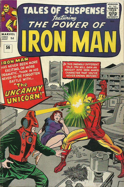 Cover for Tales of Suspense (Marvel, 1959 series) #56 [British]