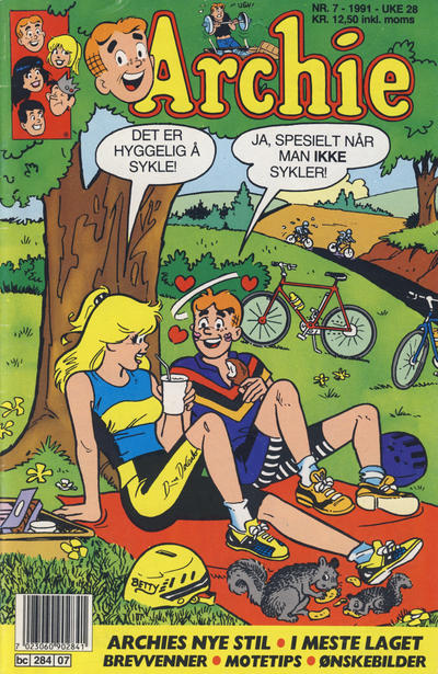 Cover for Archie (Semic, 1982 series) #7/1991