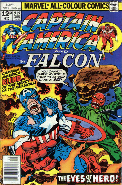 Cover for Captain America (Marvel, 1968 series) #212 [British]