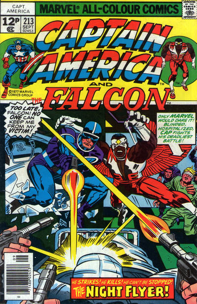 Cover for Captain America (Marvel, 1968 series) #213 [British]