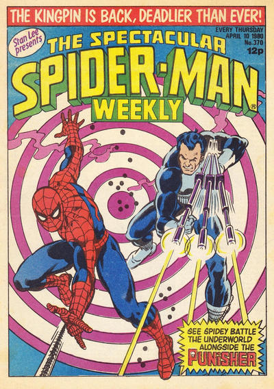 Cover for The Spectacular Spider-Man Weekly (Marvel UK, 1979 series) #370