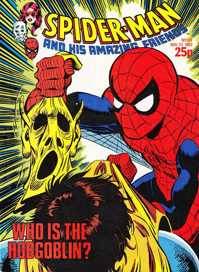 Cover for Spider-Man and His Amazing Friends (Marvel UK, 1983 series) #559