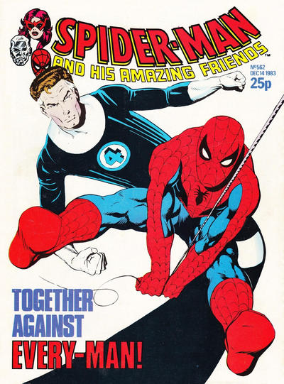 Cover for Spider-Man and His Amazing Friends (Marvel UK, 1983 series) #562