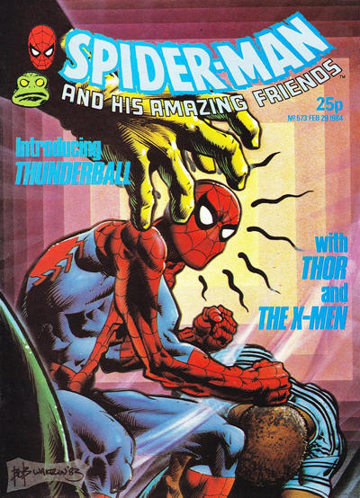 Cover for Spider-Man and His Amazing Friends (Marvel UK, 1983 series) #573