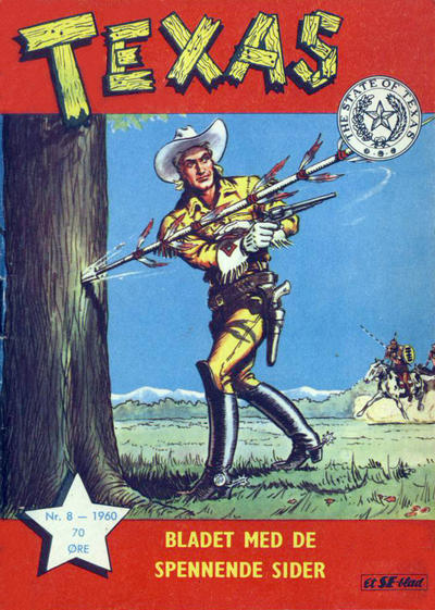 Cover for Texas (Serieforlaget / Se-Bladene / Stabenfeldt, 1953 series) #8/1960