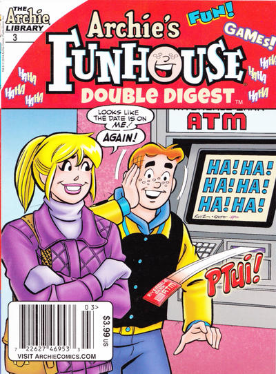 Cover for Archie's Funhouse Double Digest (Archie, 2014 series) #3 [Newsstand]