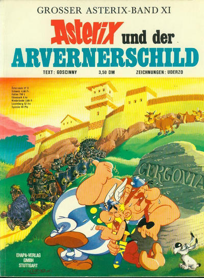 Cover for Asterix (Egmont Ehapa, 1968 series) #11 - Asterix und der Arvernerschild [1. Auflage]