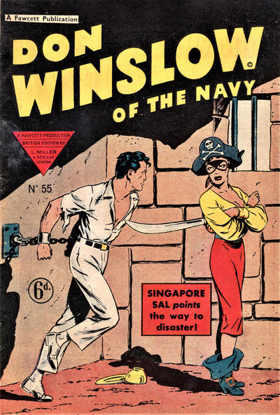 Cover for Don Winslow of the Navy (L. Miller & Son, 1951 series) #55