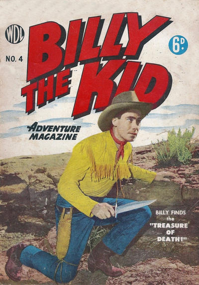 Cover for Billy the Kid Adventure Magazine (World Distributors, 1953 series) #4