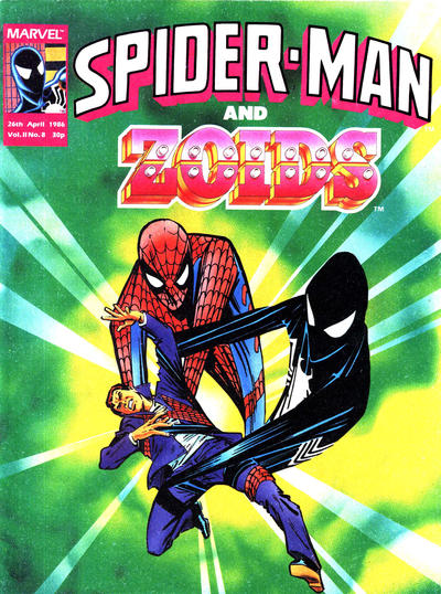 Cover for Spider-Man and Zoids (Marvel UK, 1986 series) #8