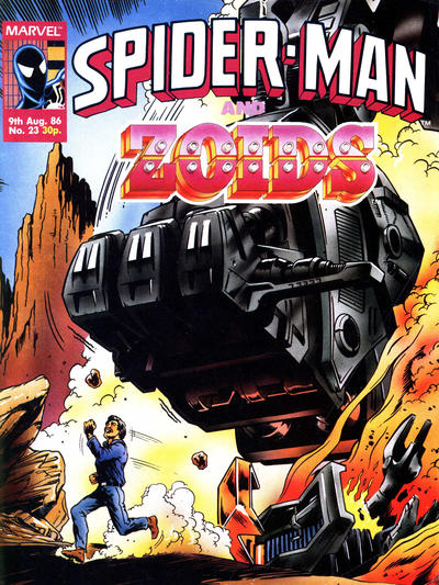 Cover for Spider-Man and Zoids (Marvel UK, 1986 series) #23