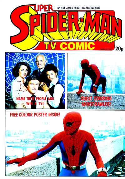 Cover for Super Spider-Man TV Comic (Marvel UK, 1981 series) #461