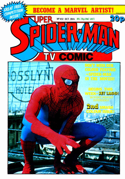 Cover for Super Spider-Man TV Comic (Marvel UK, 1981 series) #451