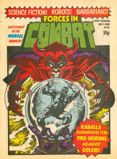 Cover for Forces in Combat (Marvel UK, 1980 series) #26