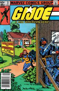 Cover Thumbnail for G.I. Joe, A Real American Hero (Marvel, 1982 series) #10 [Newsstand]
