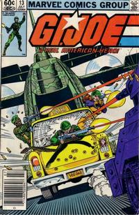 Cover Thumbnail for G.I. Joe, A Real American Hero (Marvel, 1982 series) #13 [Newsstand]