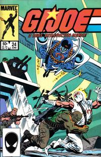 Cover Thumbnail for G.I. Joe, A Real American Hero (Marvel, 1982 series) #24 [Direct]
