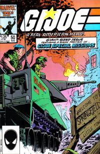 Cover for G.I. Joe, A Real American Hero (Marvel, 1982 series) #50 [Direct]
